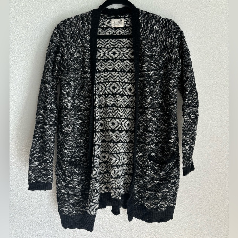 Women’s Long Sleeved Open Front Knit Cardigan